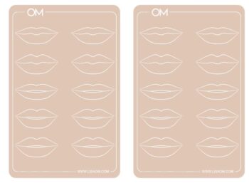 Lips Practice Latex Skin (Double Sided)